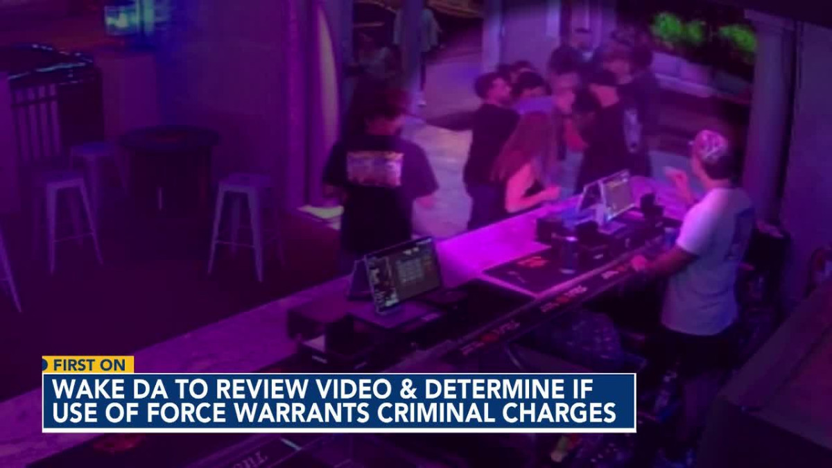 A Raleigh bar ID check ended with two men on the floor. Now the DA wants to know if officers broke the law