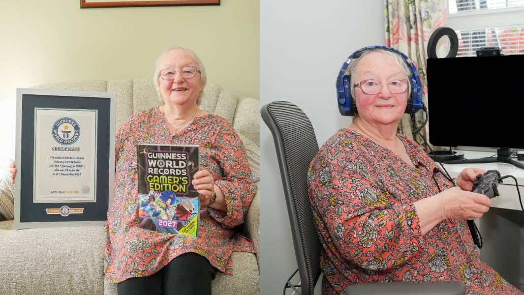 Grandson said nobody would watch his grandma play Fortnite. She ended up with a Guinness World Record