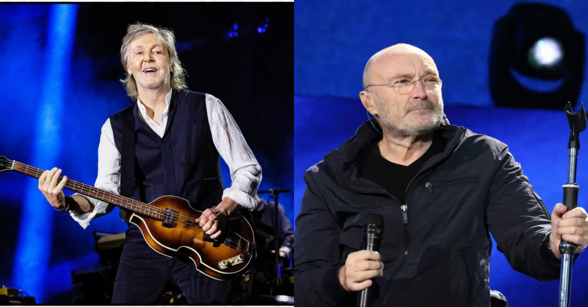 Phil Collins says a Paul McCartney phone call finally closed the book on their 2002 fallout