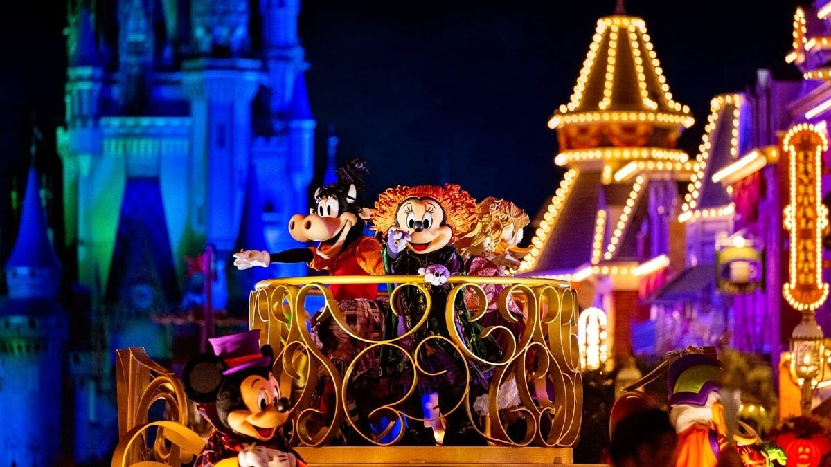 Disney turned one rain-soaked Halloween party into a bonus park day for Magic Kingdom guests