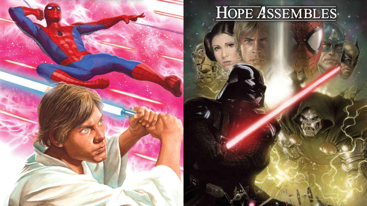Luke Skywalker and Spider-Man just shared a cover, and it points to Marvel and Star Wars' next big comic event