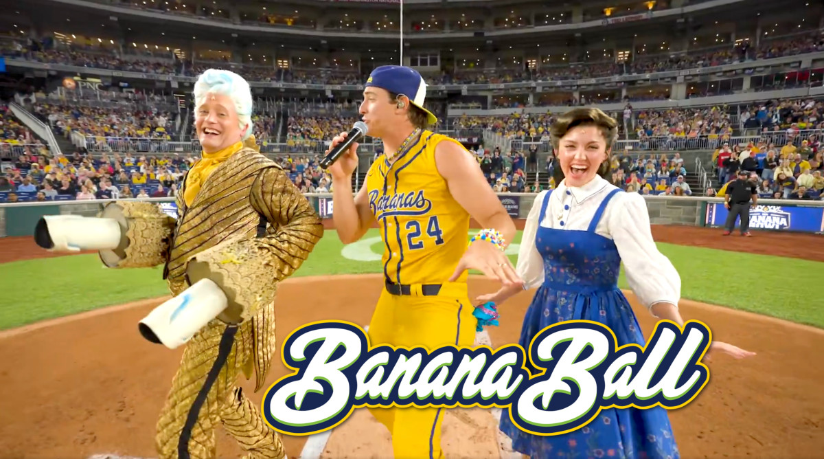 Disney+ Banana Bowl Surprise: Beauty and the Beast Cast Joined the Savannah Bananas Before a Jonas Brothers Set