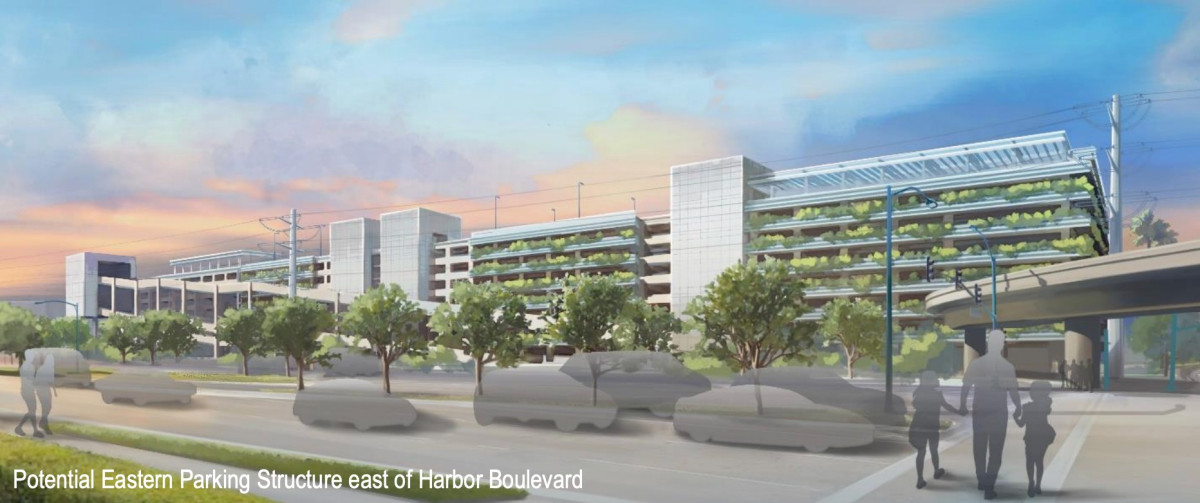 Disneyland quietly trims its new eastside parking garage, but adds more EV chargers