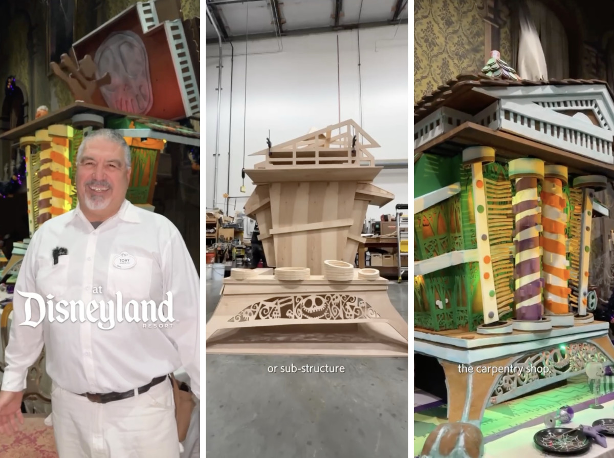 Disney Just Revealed the Unfrosted Start of Haunted Mansion Holiday’s New Gingerbread House