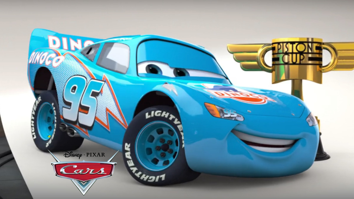 Lightning McQueen Goes Dinoco Blue in New Cars Anniversary Apparel Drop