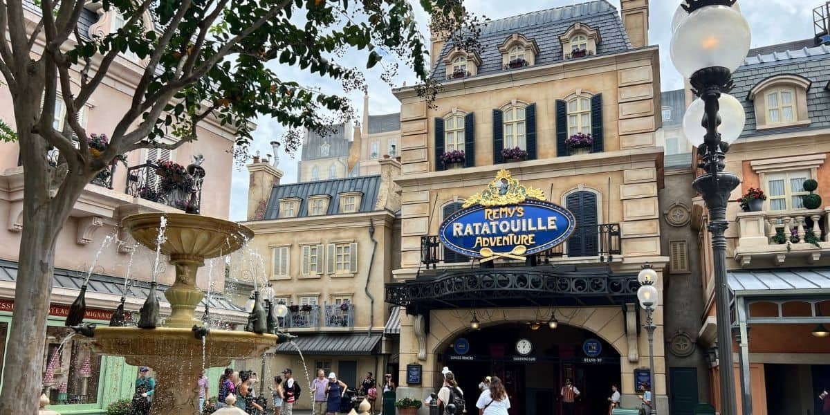 EPCOT Fans Spot a Quiet New Queue Scene at Remy’s Ratatouille Adventure