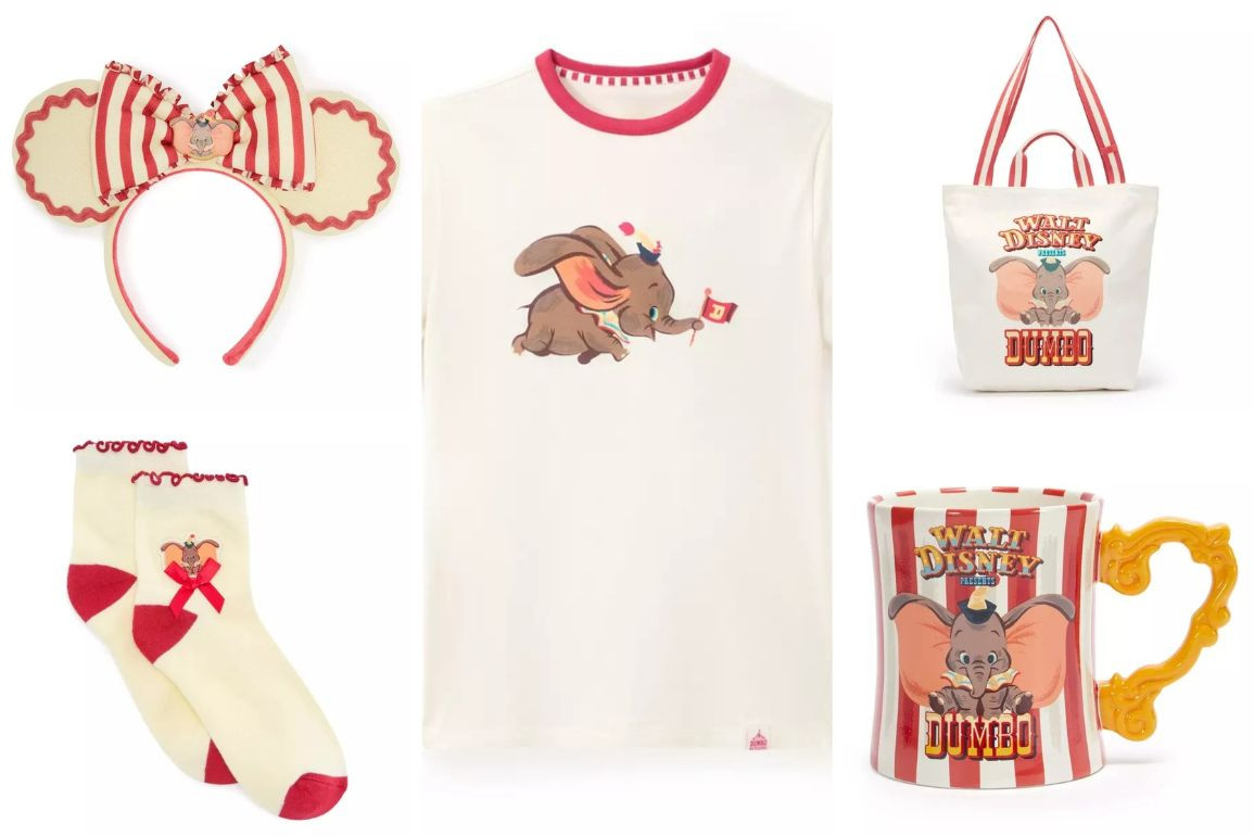 Disney Store’s Dumbo 85th Anniversary Collection Adds Ears, Apparel and a Circus Mug Online