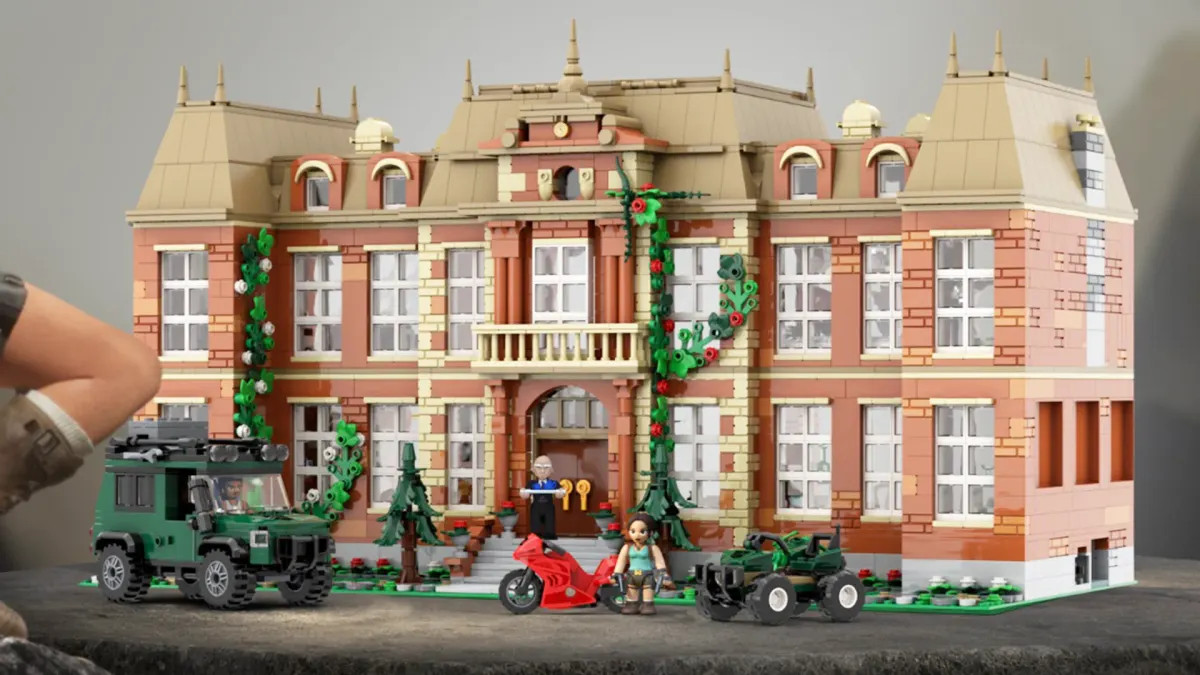 Tomb Raider fans are getting a Croft Manor brick set, but the first chance to buy it is months away
