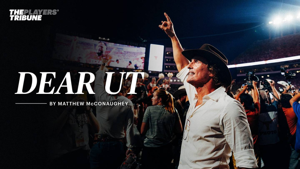 Matthew McConaughey once sat in a spacesuit on an Iceland glacier just to track a Texas game on one bar of signal