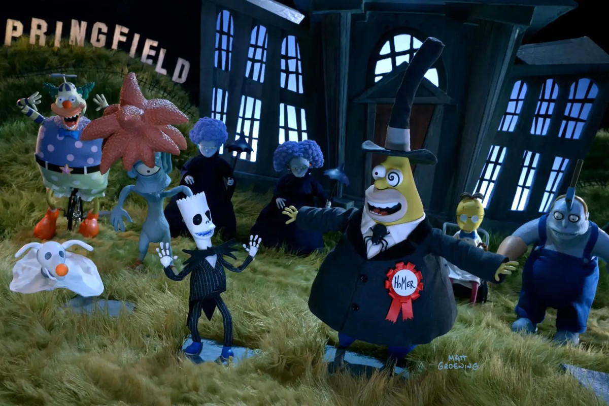 Bart Skellington Is Coming to Springfield in The Simpsons' Stop Motion Nightmare Before Christmas Opening