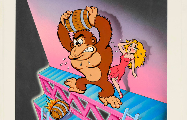 A Donkey Kong flyer saved from a dumpster just sold for $329,400