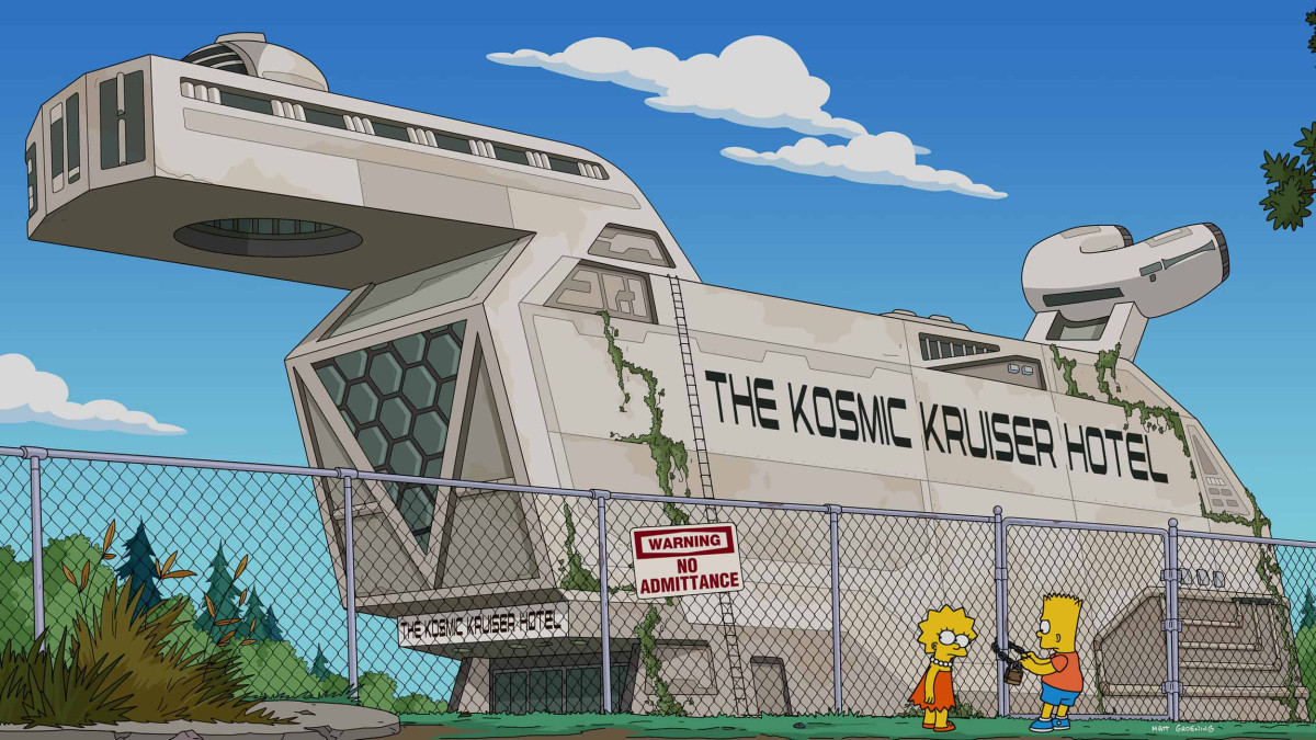 The Simpsons brings Disney's Galactic Starcruiser back as a failed Krustyland hotel
