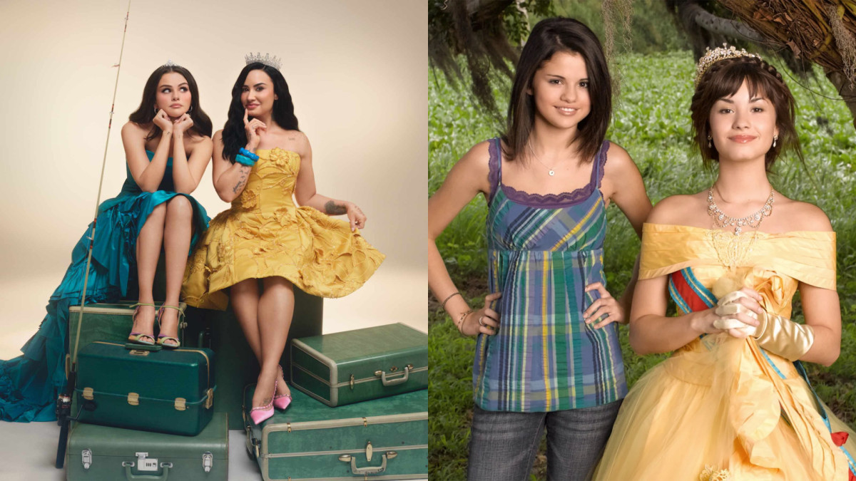 Selena Gomez and Demi Lovato just turned a Disney Channel throwback into a Rare Beauty launch