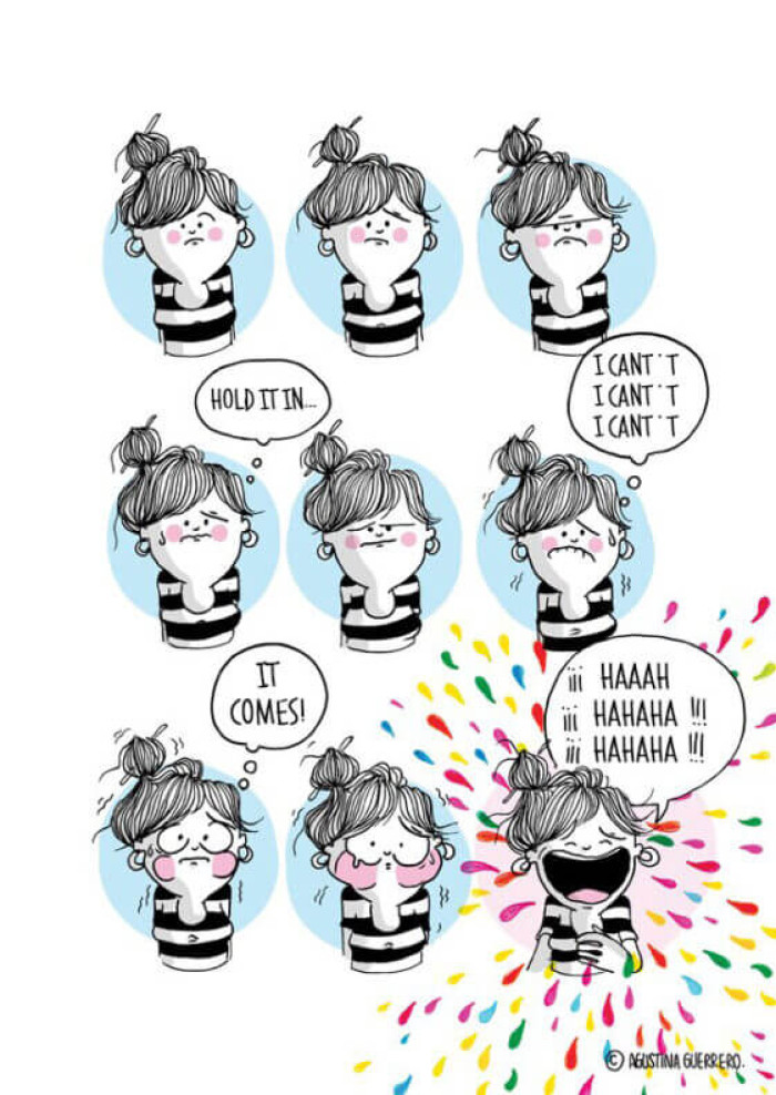 6. When you express your emotions suddenly and intensely.