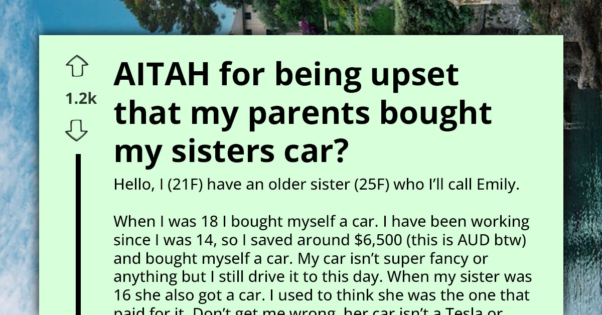 Parents Secretly Bought One Daughter An $8,000 Car While Letting The Other Save For Years