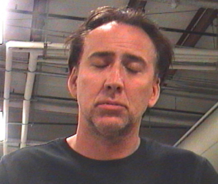 1. After a violent fight about where they lived with his then-wife, Cage was arrested in New Orleans in 2011.