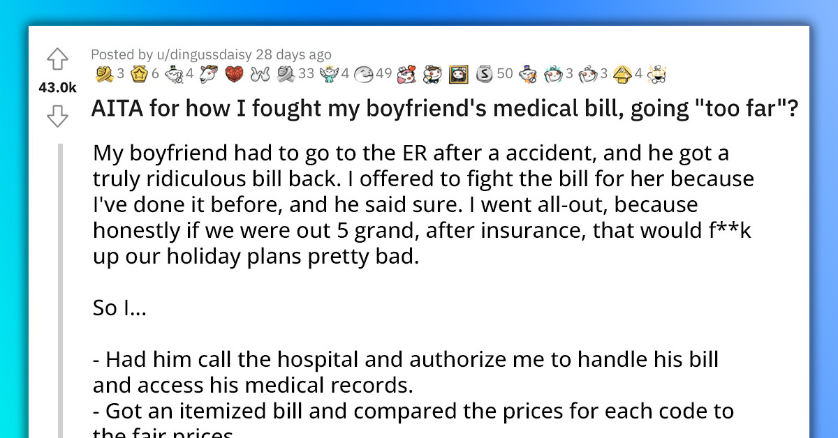 Woman Managed To Get Boyfriends Hospital Bill Reduced By 99%, And He Got Mad About It