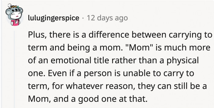 The way her husband also said the word 