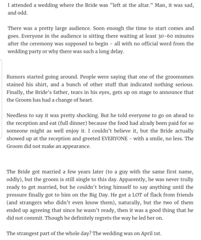 8. An April fool prank gone wrong, maybe?