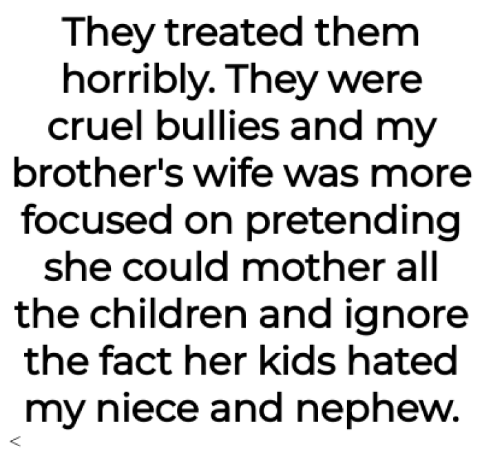 OP is wondering whether her choice to skip Christmas with her brother's abusive spouse was correct.