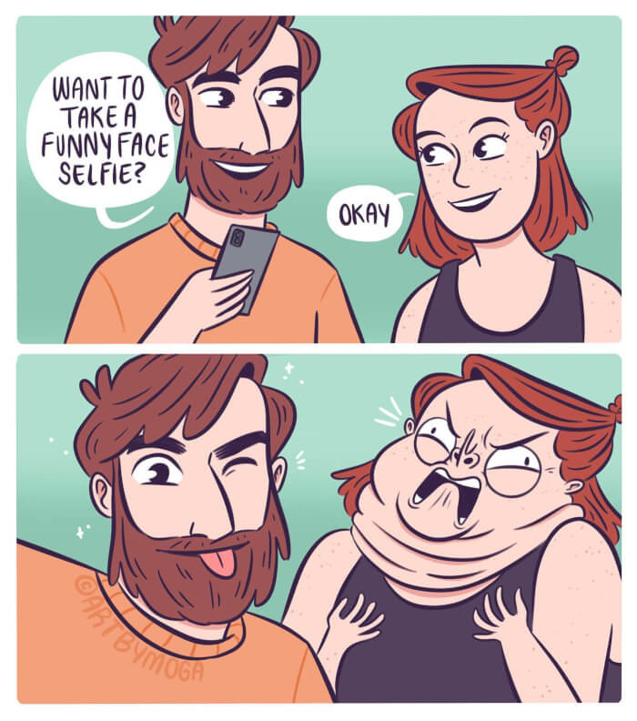 15. It’s like a K-Pop star and Jabba the Hutt took a selfie…