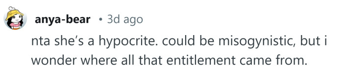 Where did that entitlement come from?