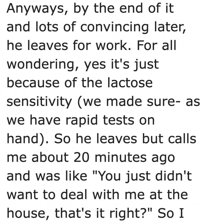 Now, he blames his wife.