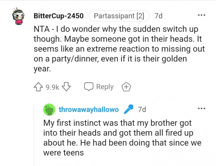 Maybe someone got in their heads