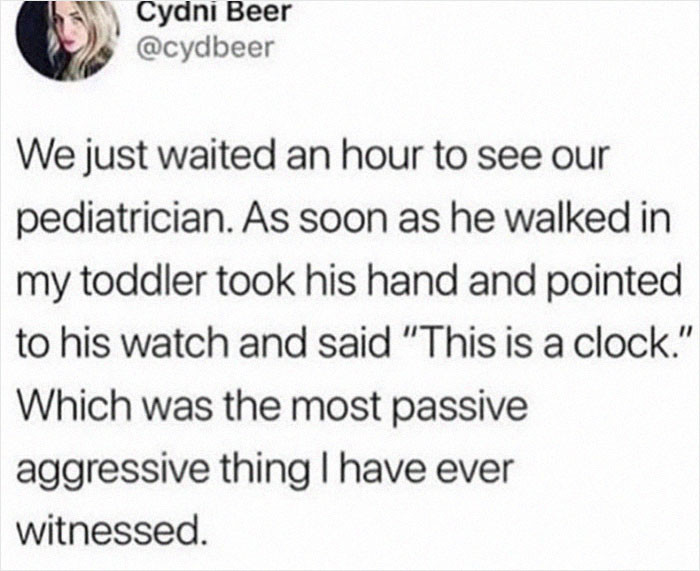 17. The pediatrician visit