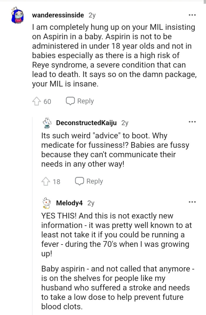 Aspirin is not to be administered to anyone under eighteen years of age, especially not to babies