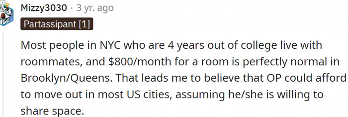 $800 is no change...