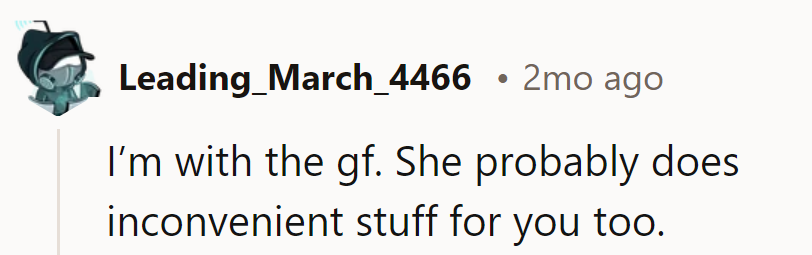 Team GF! Because love is an inconvenient, yet delightful, two-way street.