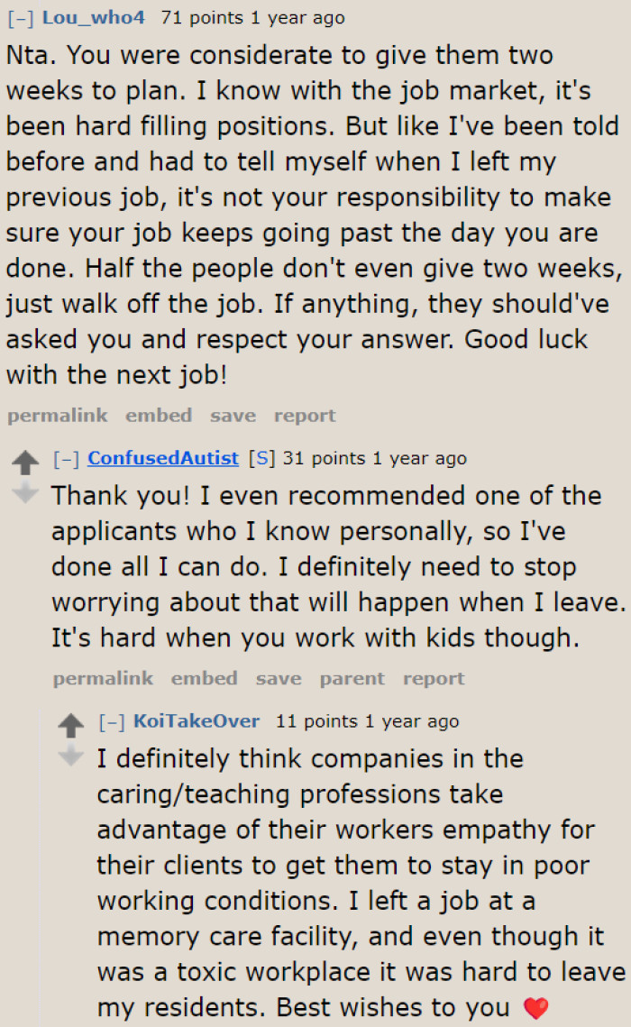 At least, she did her due diligence.