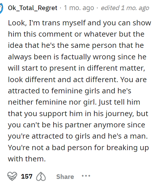 This comment is a great one to remember because it's nice to see it from that perspective and understand what they think.