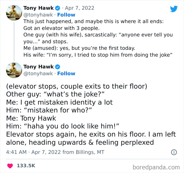 16. Tony Walks Into An Elevator…