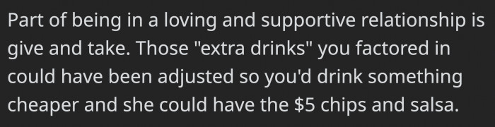 He could've given her a heads-up about it