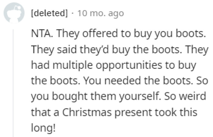 It was taking too long