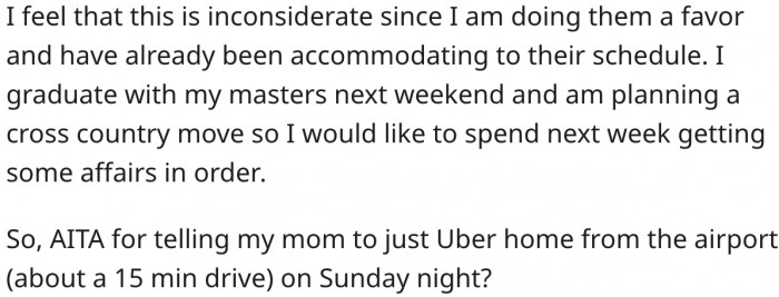 Is he wrong? Reddit responds.