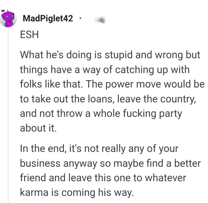 Let's head into the comments section and find out what other Redditors have to say about the story