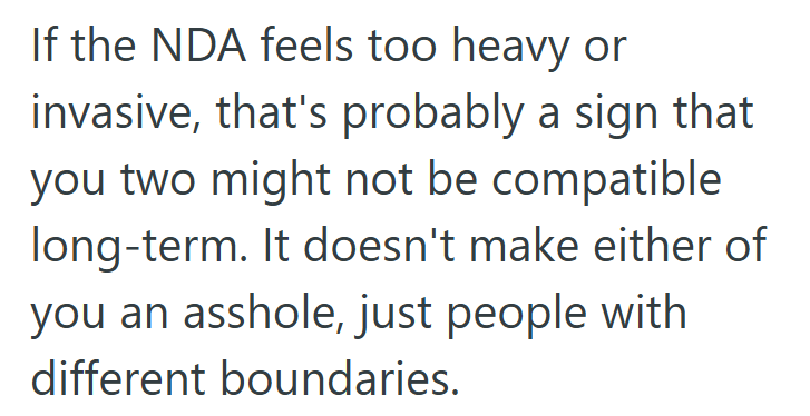One’s comfort zone was another’s contract clause—and that’s okay.