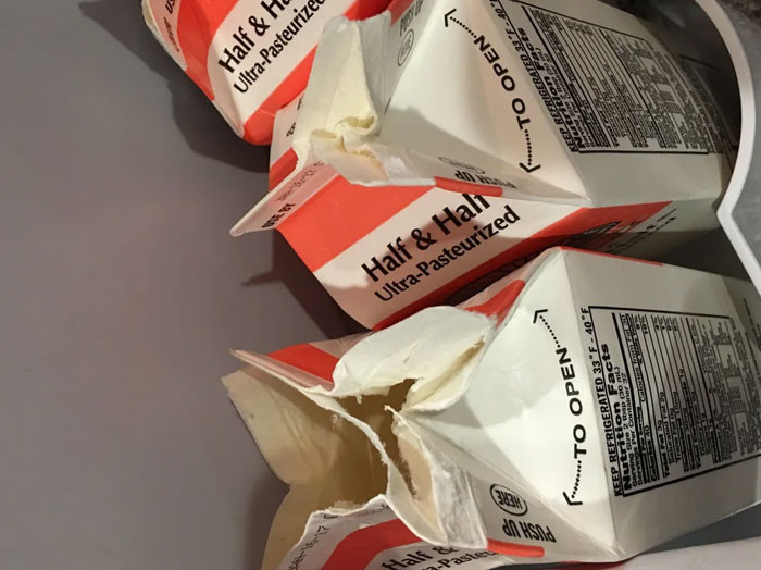"This Half-And-Half Container In The Work 'Fridge"