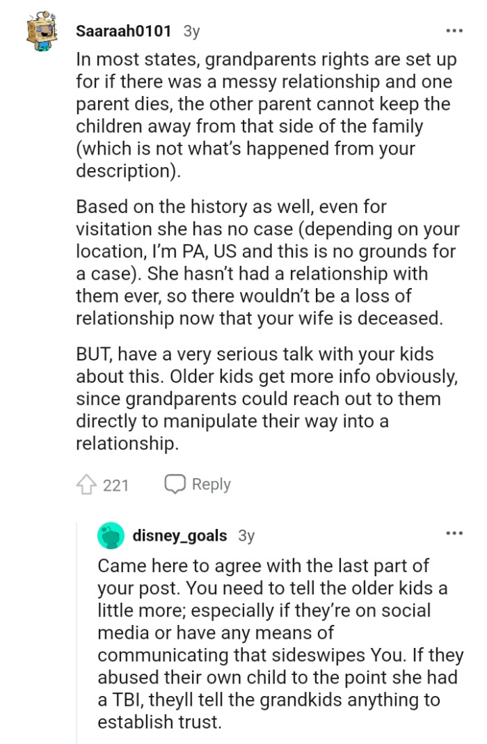 There wouldn't be a loss of relationship.