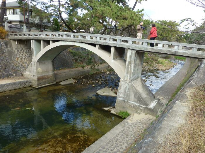 2. A Footbridge With Knee-High Sides