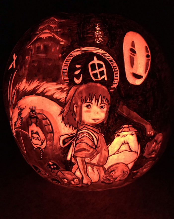 37. A skillful Spirited Away collage