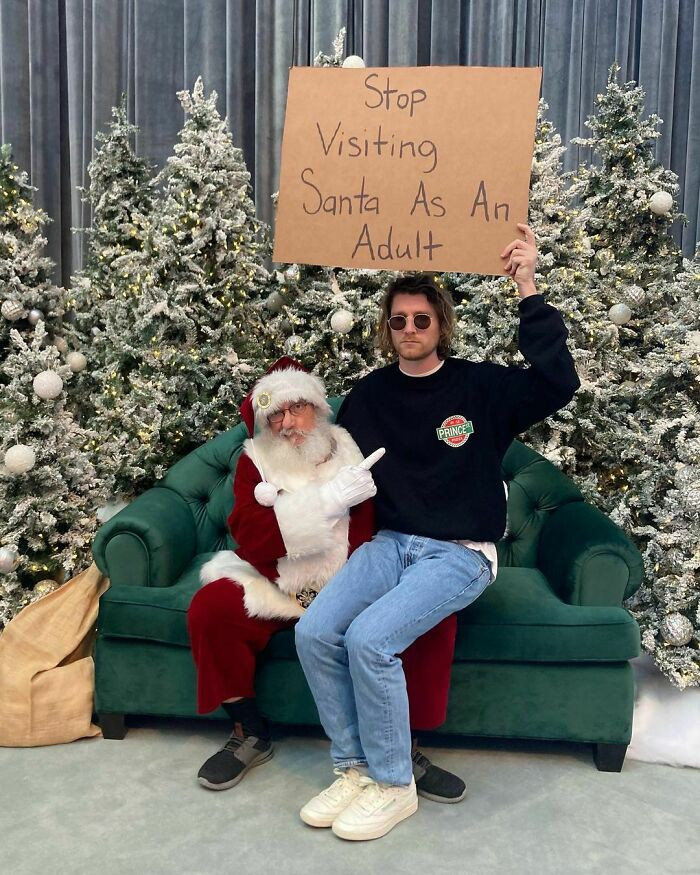 18. Stop Visiting Santa As An Adult