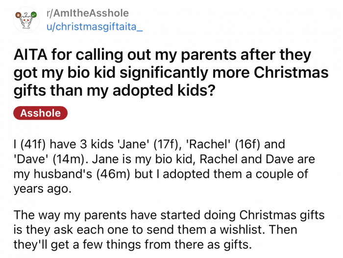 Here's how the Reddit community reacted to u/christmasgiftaita_'s post: