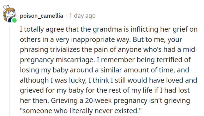 Grief might be a powerful emotion, but it doesn't grant anyone a free pass for a trauma-dumping extravaganza.