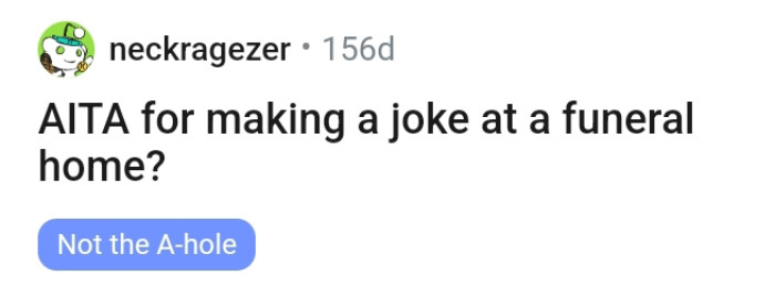 The OP starts her story and here's the headline