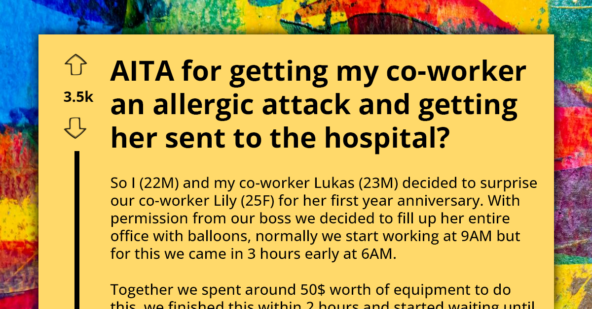 Office Party Goes Awry As Balloon Prank Lands Birthday Celebrant In Emergency Room