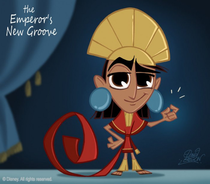 50. The Chibi Style Version of The Emperor's New Groove